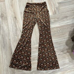 🌸3 for $20 urban outfitters 70s velvet flare pants
